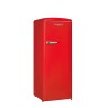 Upright Retro Vintage Black Refrigerator 218L RF218RRA++ FrigeluX