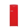 Upright Retro Vintage Black Refrigerator 218L RF218RRA++ FrigeluX