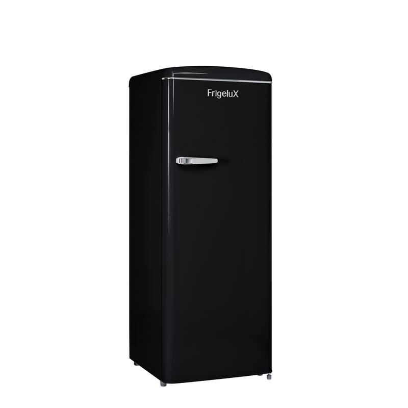 Vertical Refrigerator Retro Vintage Black 218L RF218RNA++ FrigeluX