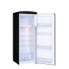 Vertical Refrigerator Retro Vintage Black 218L RF218RNA++ FrigeluX