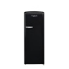 Vertical Refrigerator Retro Vintage Black 218L RF218RNA++ FrigeluX