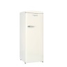 Upright Retro Vintage Cream Refrigerator 218L RF218RCA++  FrigeluX