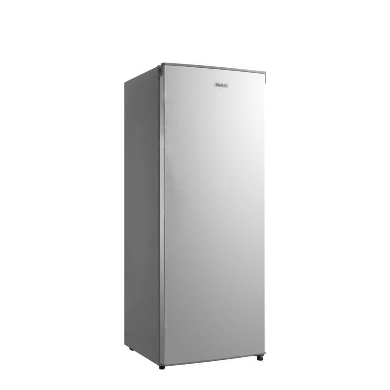 RA235XE 230L Upright Stainless Steel Look Refrigerator - FrigeluX