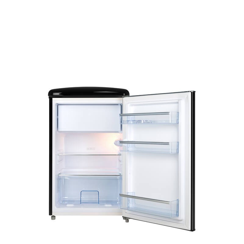Retro Vintage Black Table-Top Refrigerator 108L R4TT108RNE - FrigeluX