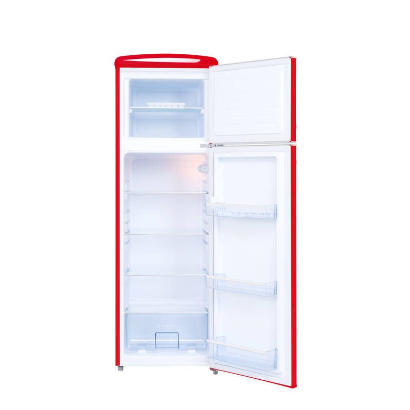 Retro Vintage Red Refrigerator 2 Doors RFDP246RRA++ 245L - Frigelux