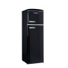 Réfrigérateur Retro Vintage Noir 2 portes RFDP246RNA++ 245L - FrigeluX