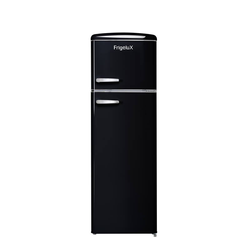 Réfrigérateur Retro Vintage Noir 2 portes RFDP246RNA++ 245L - FrigeluX