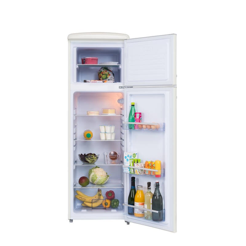 Retro Vintage Cream Refrigerator 2 Doors RFDP246RCA++ 245L - FrigeluX