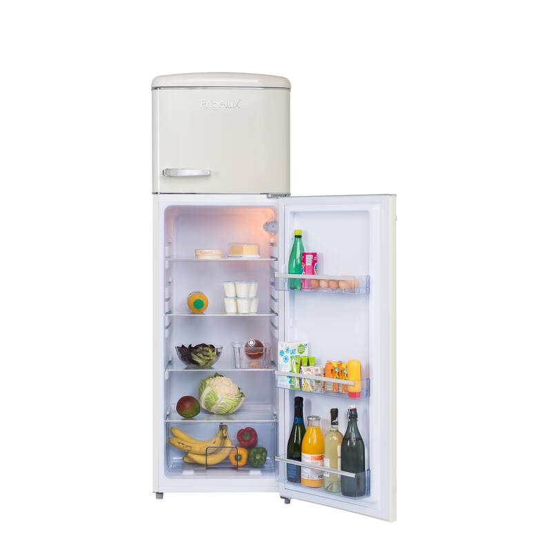 Réfrigérateur Retro Vintage Crème 2 portes RFDP246RCA++ 245L - FrigeluX