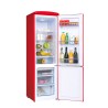 Retro Vintage Red Combinated Refrigerator 244L CB255RRA++ FrigeluX