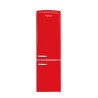 Retro Vintage Red Combinated Refrigerator 244L CB255RRA++ FrigeluX