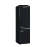 Réfrigérateur Combiné Retro Vintage Noir 244L CB255RNA++ FrigeluX