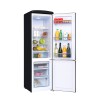 Réfrigérateur Combiné Retro Vintage Noir 244L CB255RNA++ FrigeluX