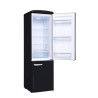 Réfrigérateur Combiné Retro Vintage Noir 244L CB255RNA++ FrigeluX