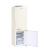 Retro Vintage Combined fridge & freezer Cream 244L CB255RCA++ FrigeluX
