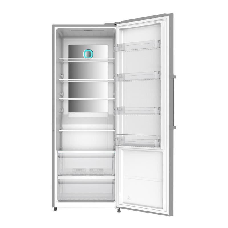 RA445XE 475L Upright Stainless Steel Look Refrigerator - FrigeluX