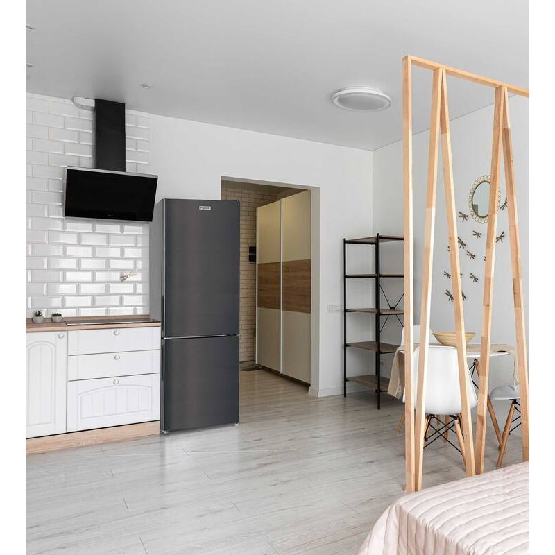 Réfrigérateur Combiné Dark Inox RC262XE 262L - FrigeluX