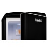 Retro Vintage Combined fridge & freezer Black 244L CB255RCA++ FrigeluX