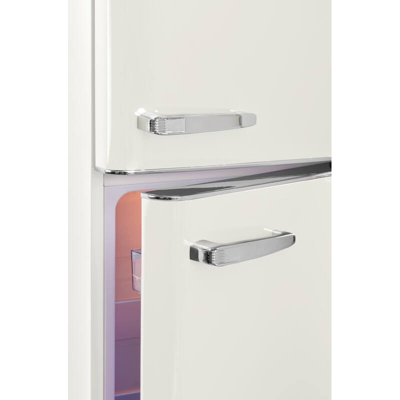 Retro Vintage Cream Refrigerator 2 Doors RFDP246RCA++ 245L - FrigeluX